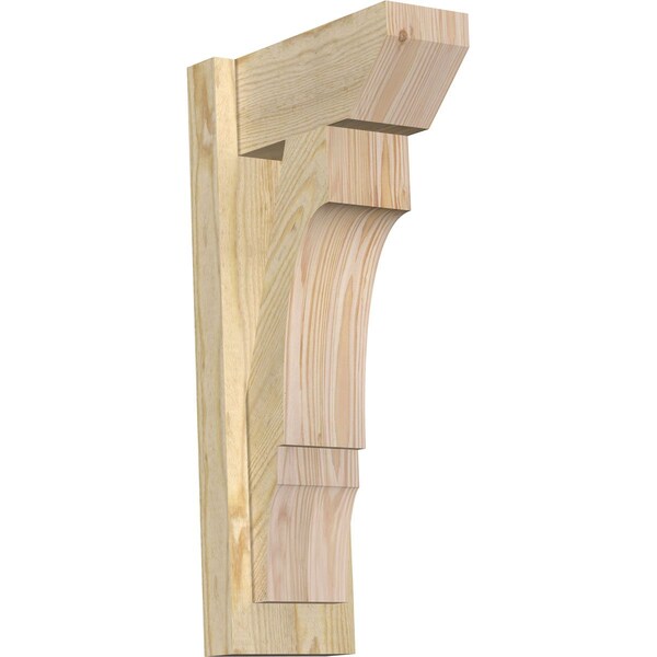 Ekena Millwork Balboa Slat Rough Sawn Outlooker, Douglas Fir, 6"W x 12"D x 24"H OUT06X12X24BOA06RDF - main